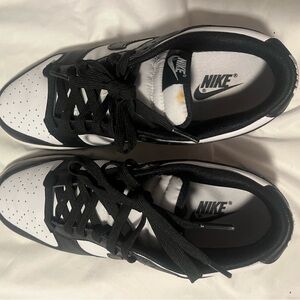 The Nike Dunk Low “Black/White” Panda Mens 8.5; women’s 10.5